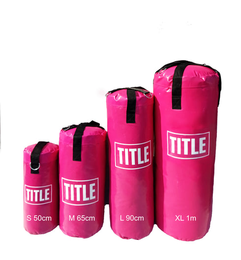 Title Punching Bag: Pink